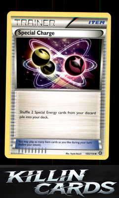 Special Charge 105/114 Pokemon Uncommon XY - Steam Siege Card NM