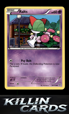 Ralts 59/135 Pokemon Common Plasma Storm Card LP