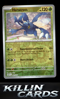 Reverse Holofoil Heracross 002/198 Pokemon Uncommon SV01: Scarlet & Violet Base