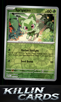 Reverse Holofoil Sprigatito - 012/193 012/193 Pokemon Common SV02: Paldea Evolve