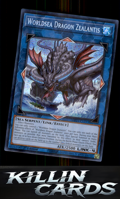 1st Edition Worldsea Dragon Zealantis MP23-EN193 YuGiOh Prismatic Secret Rare 25