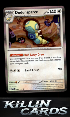 Dudunsparce 080/131 Pokemon Rare SV: Prismatic Evolutions Card NM