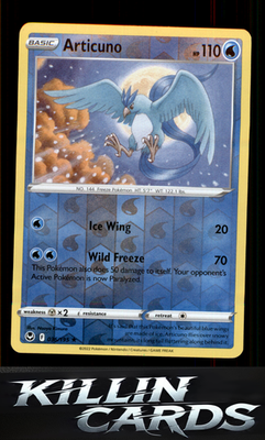Reverse Holofoil Articuno 036/195 Pokemon Holo Rare SWSH12: Silver Tempest Card