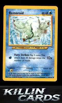 Remoraid 080/105 Pokemon Common Neo Destiny Card LP