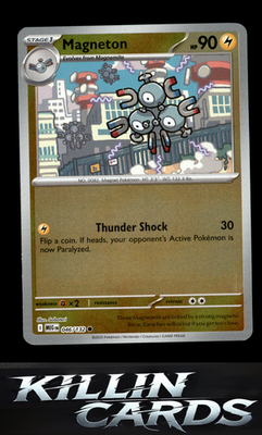 Reverse Holofoil Magneton 046/132 Pokemon Common ME01: Mega Evolution Card NM