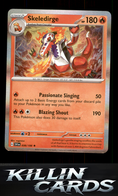 Skeledirge 038/198 Pokemon Rare SV01: Scarlet & Violet Base Set Card NM