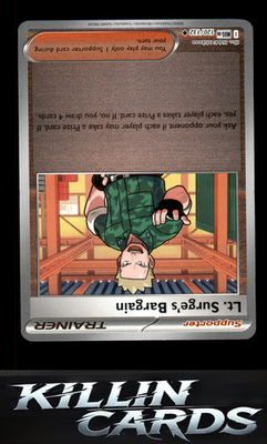 Reverse Holofoil Lt. Surge's Bargain - 120/132 120/132 Pokemon Uncommon ME01: Me