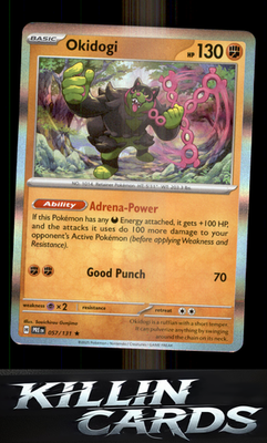 Okidogi 057/131 Pokemon Rare SV: Prismatic Evolutions Card NM