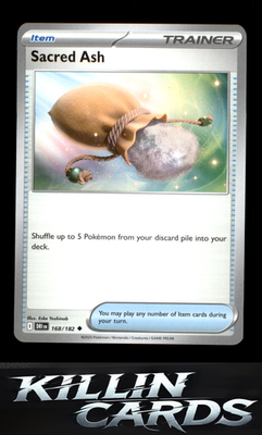 Sacred Ash 168/182 Pokemon Uncommon SV10: Destined Rivals Card NM