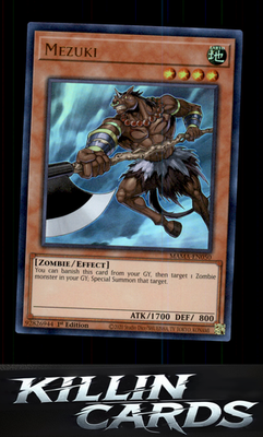 Mezuki MAMA-EN050 YuGiOh Ultra Rare Magnificent Mavens Card NM
