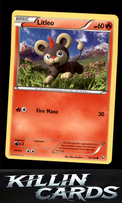 Litleo (19) 19/106 Pokemon Common XY - Flashfire Card NM