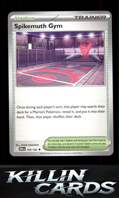 Spikemuth Gym 169/182 Pokemon Uncommon SV10: Destined Rivals Card NM