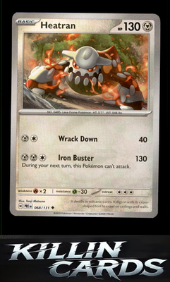 Heatran (Poke Ball Pattern) 068/131 Pokemon Uncommon SV: Prismatic Evolutions Ca