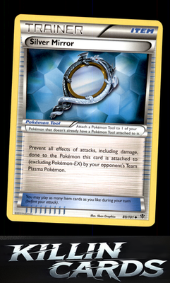 Silver Mirror 89/101 Pokemon Uncommon Plasma Blast Card LP