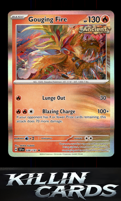 Gouging Fire 038/191 Pokemon Rare SV08: Surging Sparks Card NM