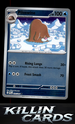 Reverse Holofoil Piloswine 024/094 Pokemon Common ME02: Phantasmal Flames Card N