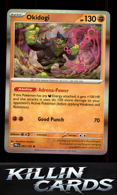 Okidogi 057/131 Pokemon Rare SV: Prismatic Evolutions Card NM