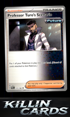 Professor Turo's Scenario 171/182 Pokemon Uncommon SV04: Paradox Rift Card NM