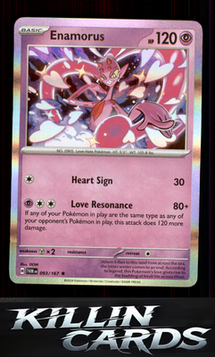 Enamorus - 093/167 093/167 Pokemon Rare SV06: Twilight Masquerade Card NM