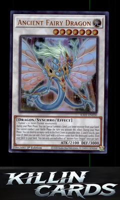 1st Edition Ancient Fairy Dragon RA01-EN030 YuGiOh Super Rare 25th Anniversary R