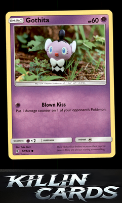 Gothita 52/145 Pokemon Common SM - Guardians Rising Card LP