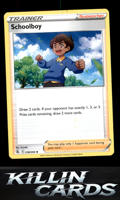 Schoolboy 238/264 Pokemon Uncommon SWSH08: Fusion Strike Card NM