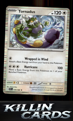 Tornadus 078/086 Pokemon Rare SV: White Flare Card NM