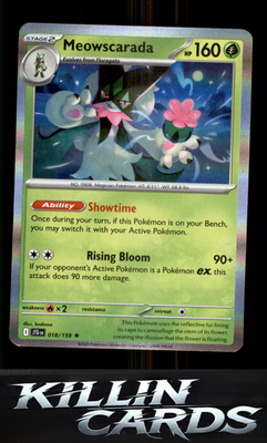 Meowscarada 018/159 Pokemon Rare SV09: Journey Together Card NM