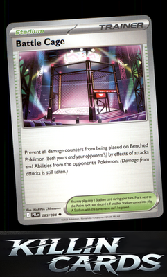 Battle Cage - 085/094 085/094 Pokemon Uncommon ME02: Phantasmal Flames Card NM