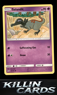 Salandit (98) 98/236 Pokemon Common SM - Unified Minds Card NM