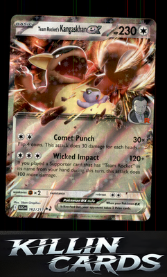 Team Rocket's Kangaskhan ex 162/217 Pokemon Double Rare ME: Ascended Heroes Card