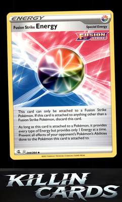 Fusion Strike Energy 244/264 Pokemon Uncommon SWSH08: Fusion Strike Card LP