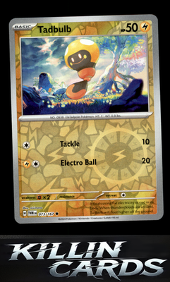 Reverse Holofoil Tadbulb 073/167 Pokemon Common SV06: Twilight Masquerade Card N