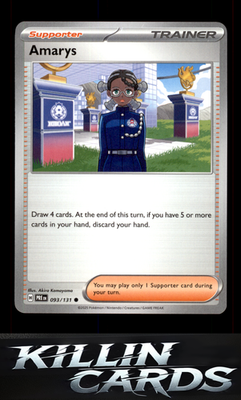 Amarys - 093/131 093/131 Pokemon Common SV: Prismatic Evolutions Card NM