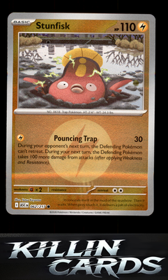 Reverse Holofoil Stunfisk (Energy Symbol Pattern) 062/217 Pokemon Common ME: Asc