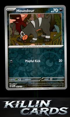 Reverse Holofoil Houndour 062/131 Pokemon Common SV: Prismatic Evolutions Card N