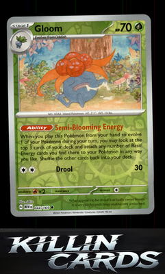 Gloom 044/165 Pokemon Uncommon SV: Scarlet & Violet 151 Card NM