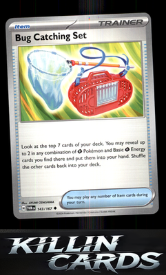 Bug Catching Set 143/167 Pokemon Uncommon SV06: Twilight Masquerade Card NM