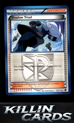 Shadow Triad (Team Plasma) 102/116 Pokemon Uncommon Plasma Freeze Card LP