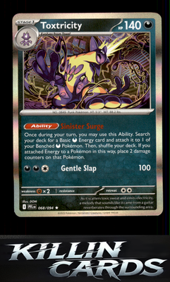 Toxtricity 068/094 Pokemon Rare ME02: Phantasmal Flames Card LP