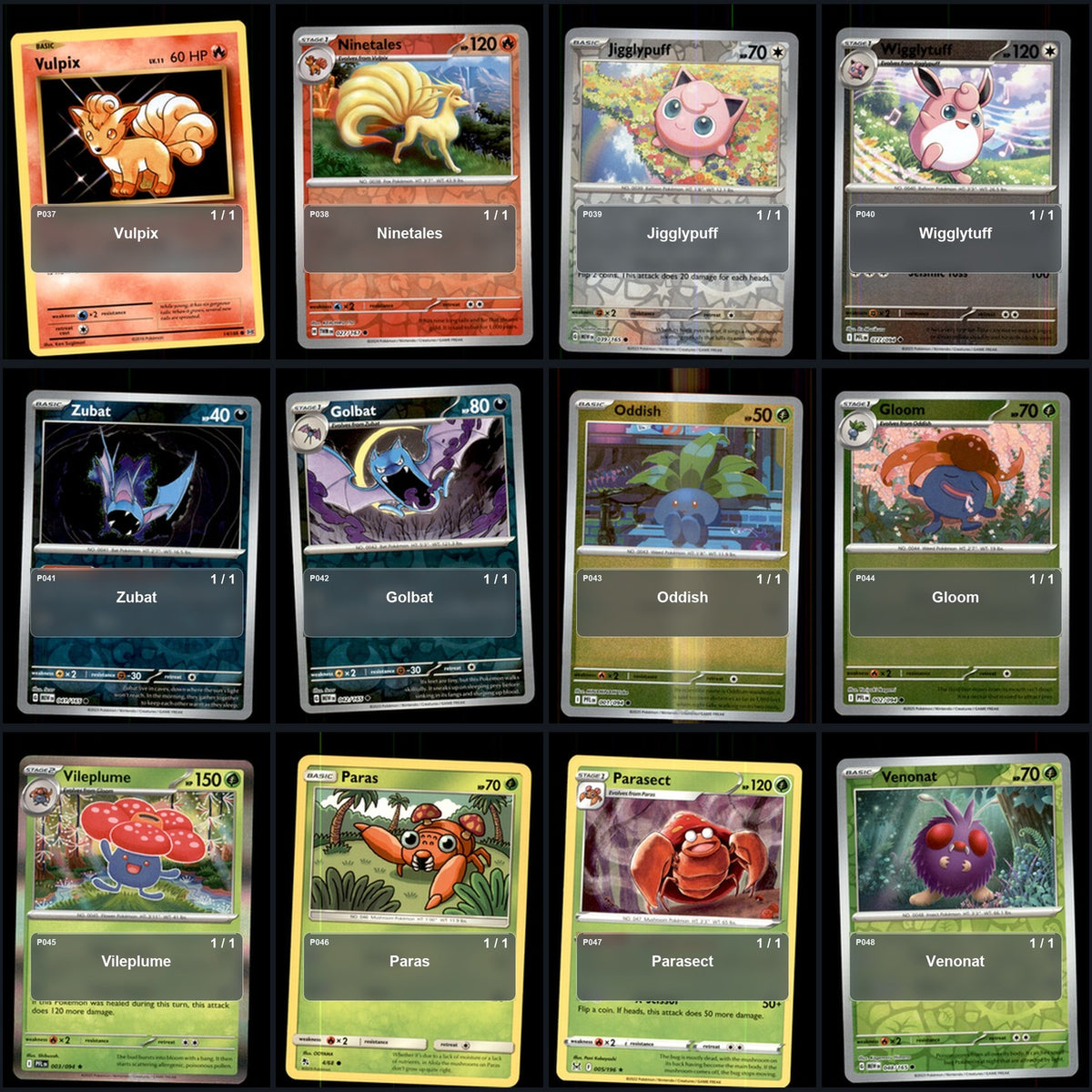 Pokemon TCG Generation 1 Kanto Pokemon Pokedex Set 148 Cards Collection