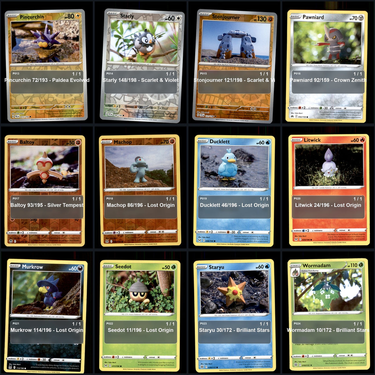 Pokemon TCG Yuka Morii Artist Collection 48 Cards Lot