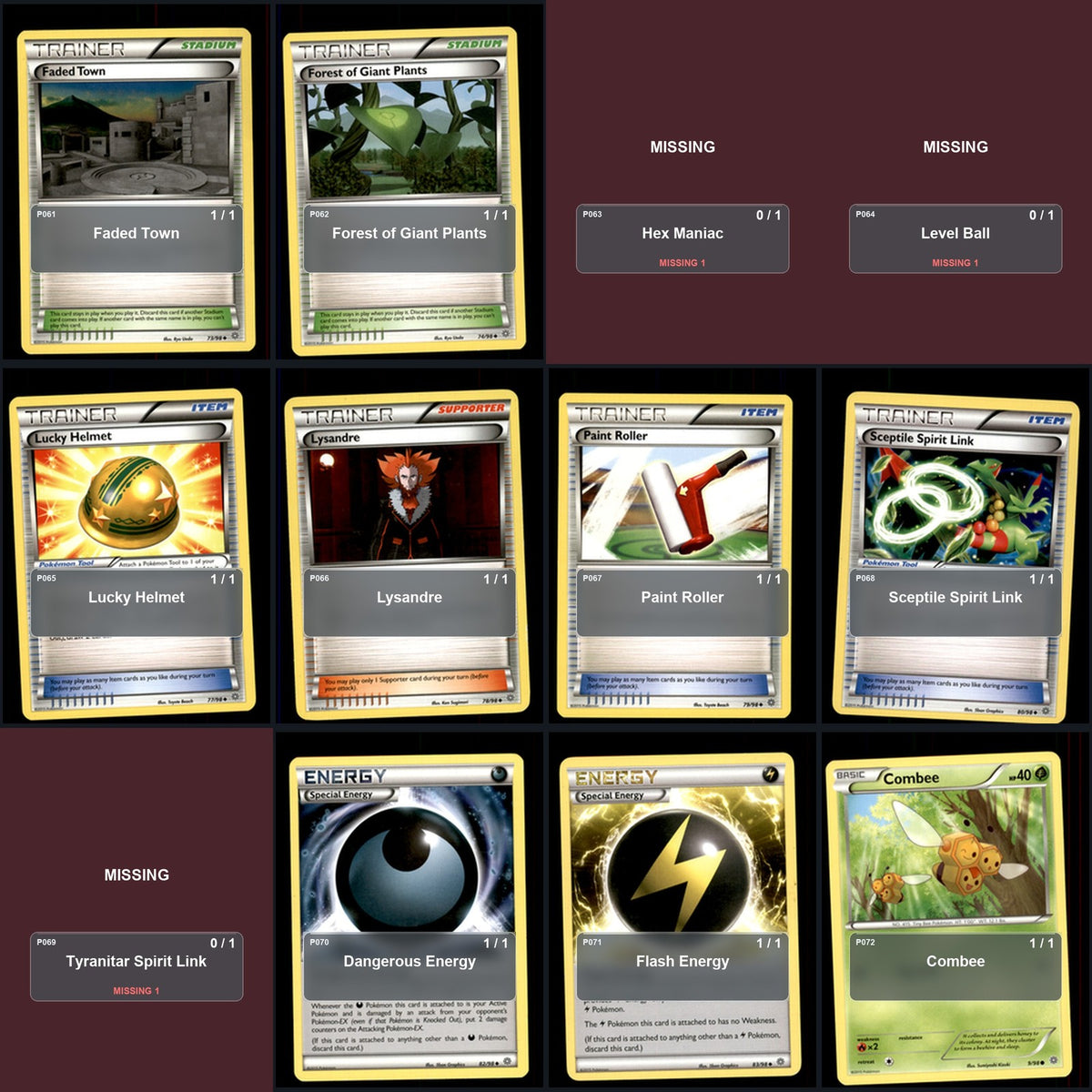 Pokemon TCG XY - Ancient Origins C/UC/R Standard Set 38 Cards
