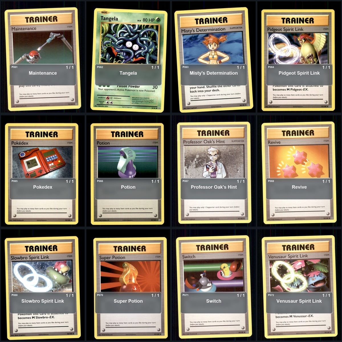 Pokemon TCG XY - Evolutions C/UC/R Standard Set 62 Cards