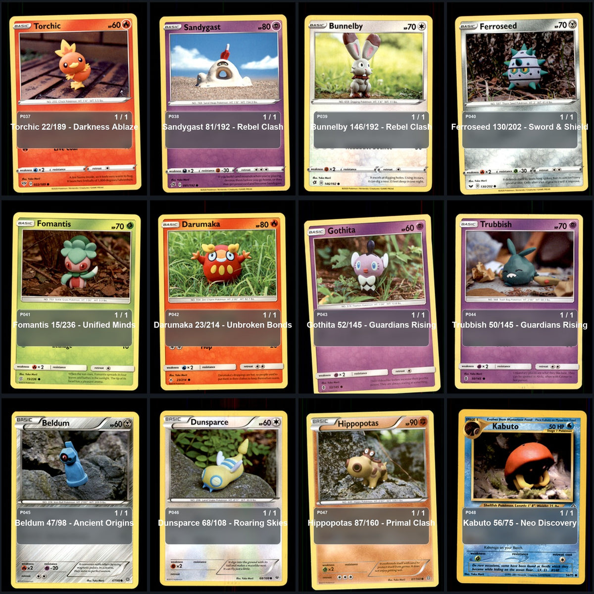 Pokemon TCG Yuka Morii Artist Collection 48 Cards Lot