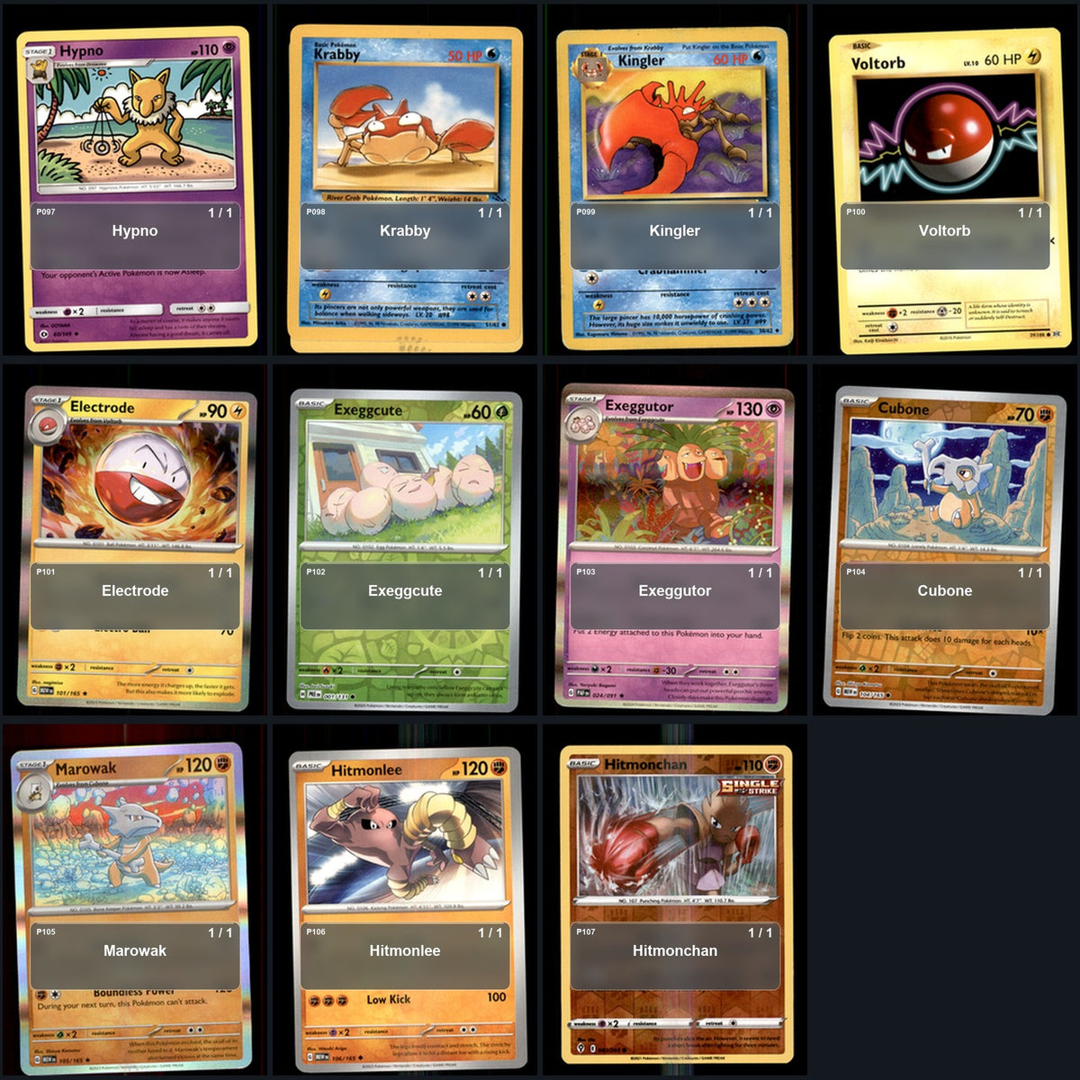 Pokemon TCG Generation 1 Kanto Pokemon Pokedex Set 148 Cards Collection