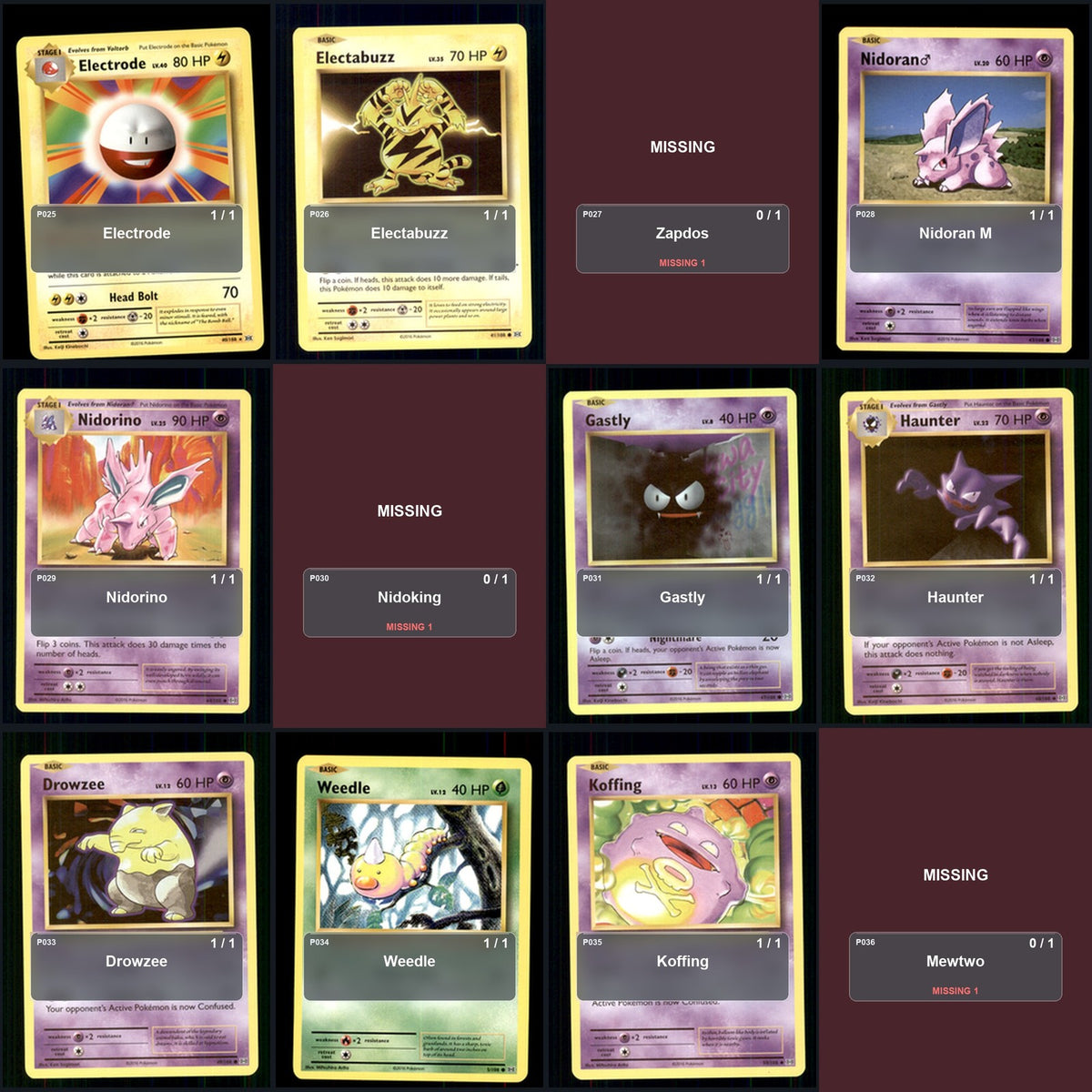 Pokemon TCG XY - Evolutions C/UC/R Standard Set 60 Cards