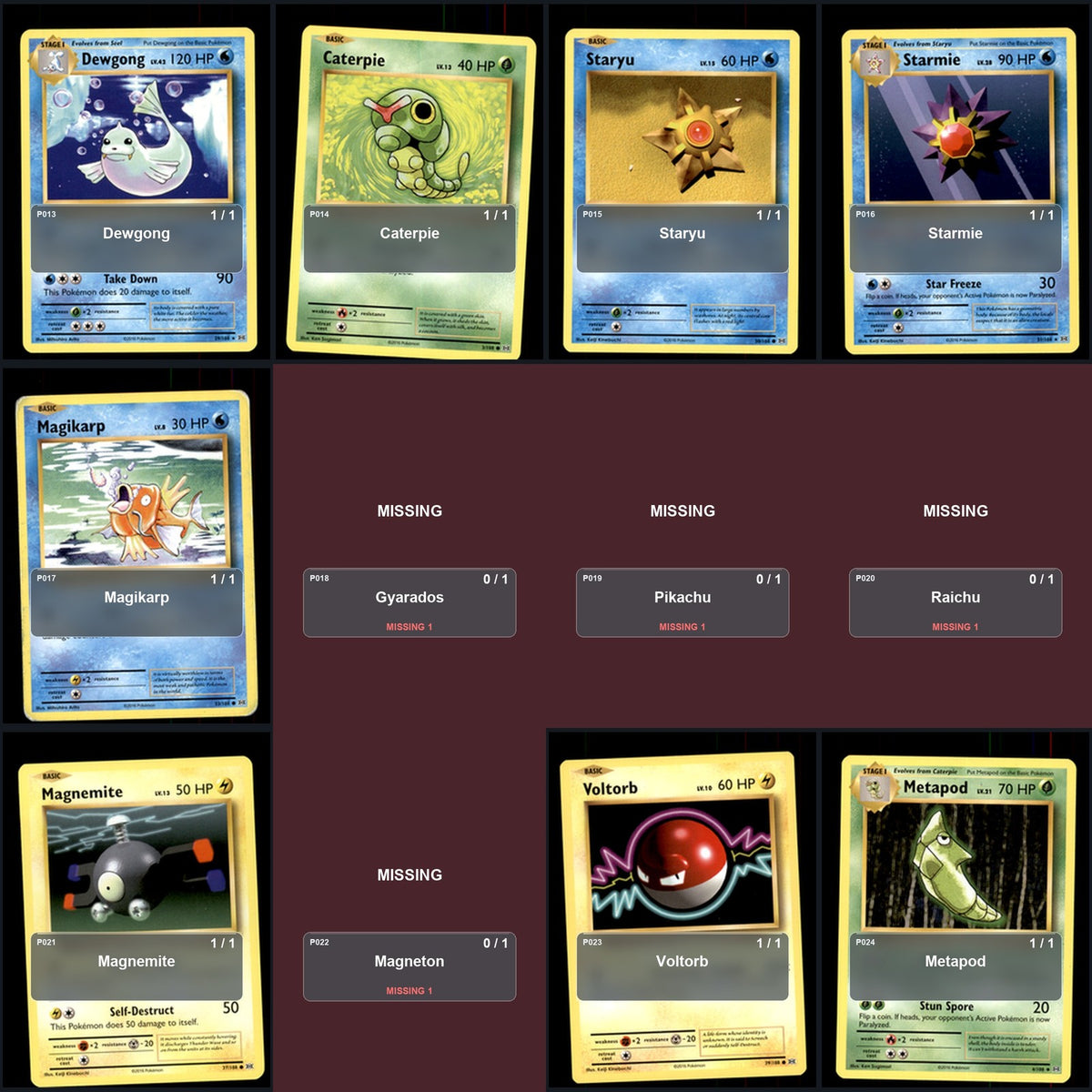 Pokemon TCG XY - Evolutions C/UC/R Standard Set 62 Cards