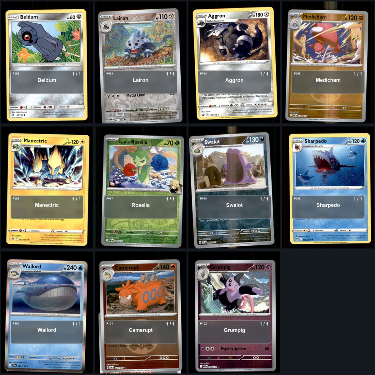 Pokemon TCG Generation 3 Hoenn Pokemon Pokedex Set 131 Cards Collection