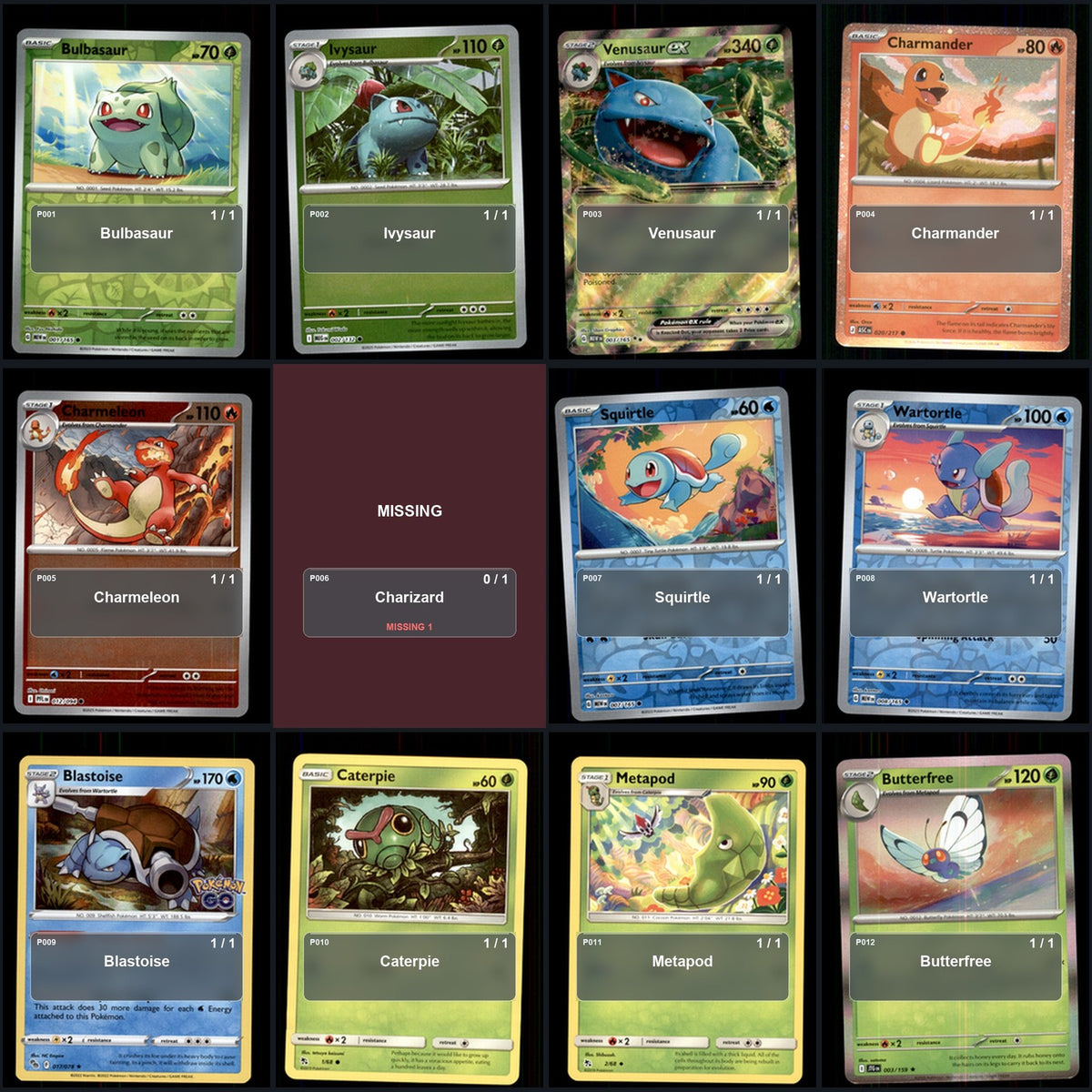 Pokemon TCG Generation 1 Kanto Pokemon Pokedex Set 148 Cards Collection